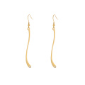 E-668 xuping populares 24k color oro acero inoxidable señoras de moda pendientes de gota